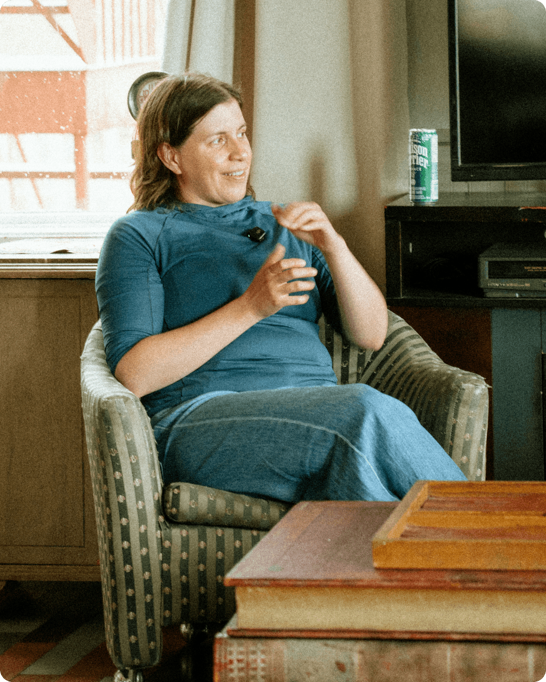 L'heure de l'apéro à l'extérieur après la pluie